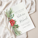 Search for christmas wedding save the dates Red holly berries
