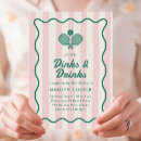 Search for pickleball birthday invitations Dinks and drinks