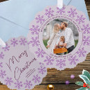 Search for purple tree christmas cards Family photo