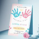 Search for baby arrival party invitations Pink