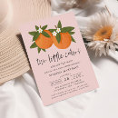Search for two little cuties invitations Orange