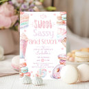 Search for seven birthday invitations Sweet sassy and seven