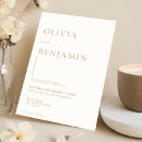 Search for elegant ivory wedding invitations Simple