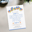 Search for geek small birthday invitations Retro