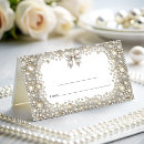 Search for diamond place cards Bridal shower