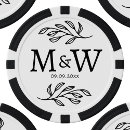 Search for wedding poker chips Typography