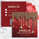 Search for paint drip business cards Makeup artist