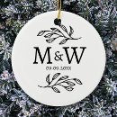 Search for leaves christmas tree decorations First christmas married