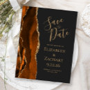 Search for black orange and gold invitations Chic