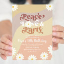 Search for peace love invitations Daisy