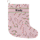 Search for pink and green christmas stockings Pastel