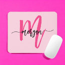 Search for hot pink mousepads Cute