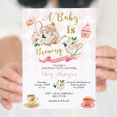Search for rose tea pot invitations Floral