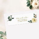 Search for peach floral return address labels Bridal shower