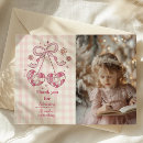 Search for pink bow thank you cards Cute