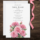 Search for dahlia bridal shower invitations Botanical
