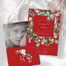 Search for red and green wedding invitations Greenery