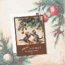 Search for christmas kitten postcards Vintage
