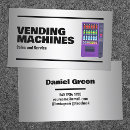 Search for vending machine business cards Vendor