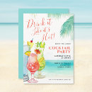 Search for tropical drinks invitations Hawaiian