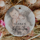 Search for new year christmas tree decorations Babys first christmas