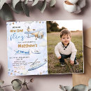 Search for aeroplane 1st birthday invitations Boy birthday party