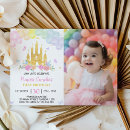 Search for pink and gold princess invitations Blush floral