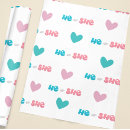 Search for gender reveal wrapping paper Blue