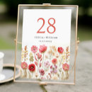 Search for details wedding table cards Bohemian