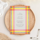 Search for plaid invitations Preppy