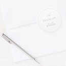 Search for pink monogram wedding stickers Stylish