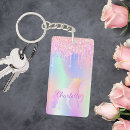 Search for fantasy rectangular key rings Pink
