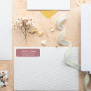 Search for white rose return address labels Pink