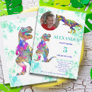 Search for prehistoric birthday invitations Boys birthday party
