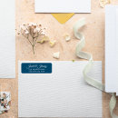 Search for teal blue return address labels Simple