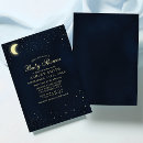 Search for celestial baby shower invitations Night sky