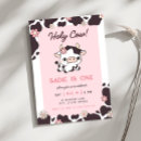 Search for cow print party invitations Farm