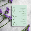 Search for mint green graduation invitations Typography