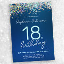 Search for 18 years old invitations Glitter