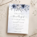 Search for steel blue invitations Vintage sapphire blue woodland