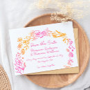 Search for pink and orange wedding save the dates Fun
