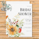 Search for sunflower shower wedding invitations Floral