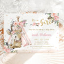 Search for tribal baby girl shower invitations It's a girl