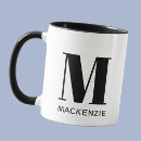 Search for monogram name mugs Simple