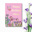 Search for gold floral name cards Pink