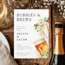 Search for bubble engagement party invitations Beer