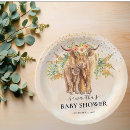 Search for cow plates Highland cow baby shower