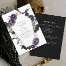 Search for halloween wedding stationery Black