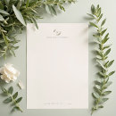 Search for greenery stationery paper Minimalist