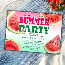 Search for beach picnic invitations Watermelon